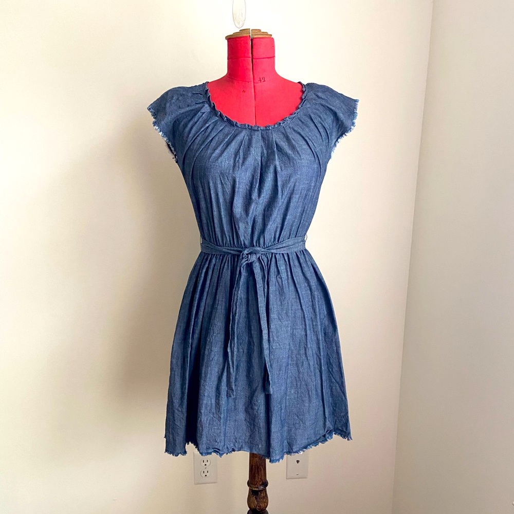 LC Lauren Conrad Chambray / Denim Dress (S)